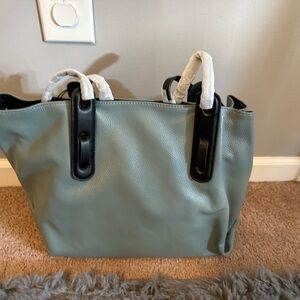 Stylish Black and Gray Women's Tote Bag